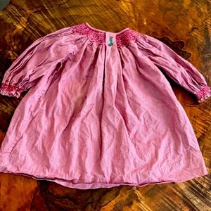 Smocked Christmas Stocking Dress by Strasbury 2 /3